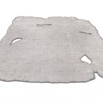 Турецкий ковёр из хлопка и вискозы и полиэстера — AMORPH — 8003-RUST — CHARCOAL — ECRU