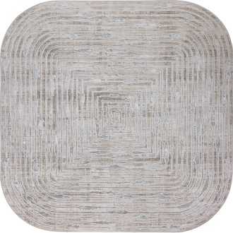 Турецкий ковёр из бамбуковый шёлк и акрила - MILANO CASA - MC_M_PJ51A-CRE(Square) - 240 x 240