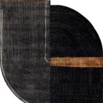 Индийский ковёр из шерсти и хлопка и арт-шёлка - IRREGULAR - IRG_RN_TRA1129-CAVIAR-L.BROWN - 244 x 305