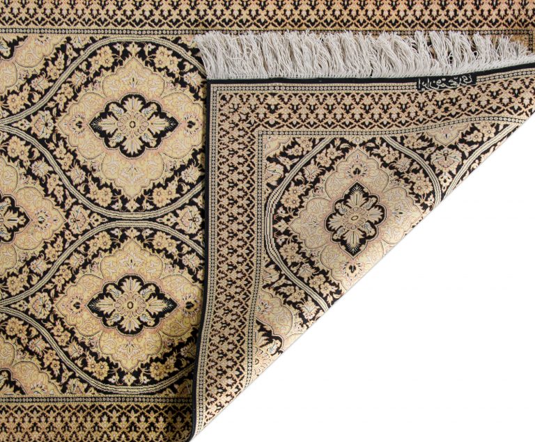 Иранский ковёр из шёлка — QOM — 9-612-Mohammadi-IR