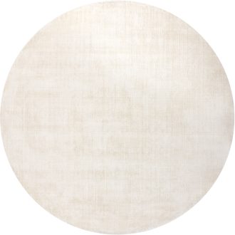 Индийский ковёр из арт-шёлка и хлопка - CROSS SPEСIAL - CRSP_R_G099-WHT(Round) - 200 x 200