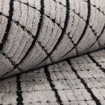 Индийский ковёр из эвкалиптовый шёлк и хлопка — DOVE MODERN — SR09-GRY