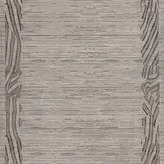 Турецкий ковёр из эвкалиптовый шёлк и акрила - Kelly Crown - KLCRO_M_H355CF-LGRY-CRE(Runner) - 100 x 300