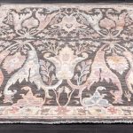 Турецкий ковёр из полиэстера — LAVANDER — C697GL-ANTR-CRE