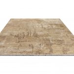 Индийский ковёр из шерсти и шёлка — WEST HOLLYWOOD — CE9508-238-CAMEL