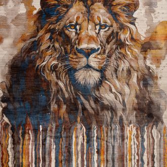 Турецкий ковёр из полиэфирный шёлк - MYSTIC - MYST_M_1648A-BGE-NAV - 200 x 290