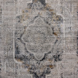 Турецкий ковёр из эвкалиптовый шёлк и акрила - VERSAİLLES PALACE - VRPA_M_5995A-LGRY-ANT - 160 x 230