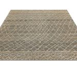 Индийский ковёр из джута и шерсти — JUTE — 1405-CREAM