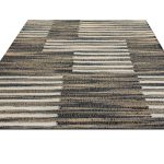 Индийский ковёр из джута — JUTE — 1564-N.BLK-WHITE