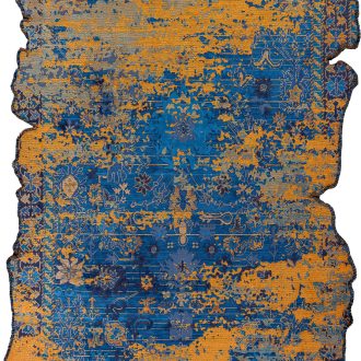 Турецкий ковёр из хлопка и вискозы и полиэстера - AMORPH - AMRP_M_6102-SPLENDOR ERA ORANGE - 240 x 340