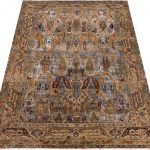 Индийский ковёр из шерсти — ZIEGLER VINTAGE — AC107-GRY-CRE