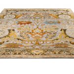 Индийский ковёр из шерсти и хлопка — ZIEGLER VINTAGE — CAD7-GREY-MIX