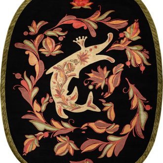 Непальский ковёр из альпака и шёлка - СКАЗКИ - RTS_R_SCHUKA - 230 x 300