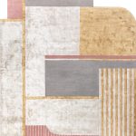 Индийский ковёр из арт-шёлка и шерсти и хлопка - IRREGULAR - IRG_RN_TRA-14514-C.WHITE-C.WHITE - 198 x 251