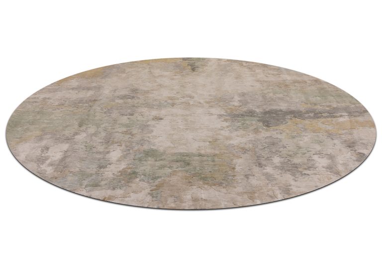 Индийский ковёр из шерсти и модал — WESTWOOD — ENG-72-AGN(Round)