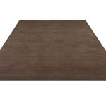 Индийский ковёр из кашемир и эвкалиптовый шёлк — CASHMERE & SILK — PLAIN-G107-4I16