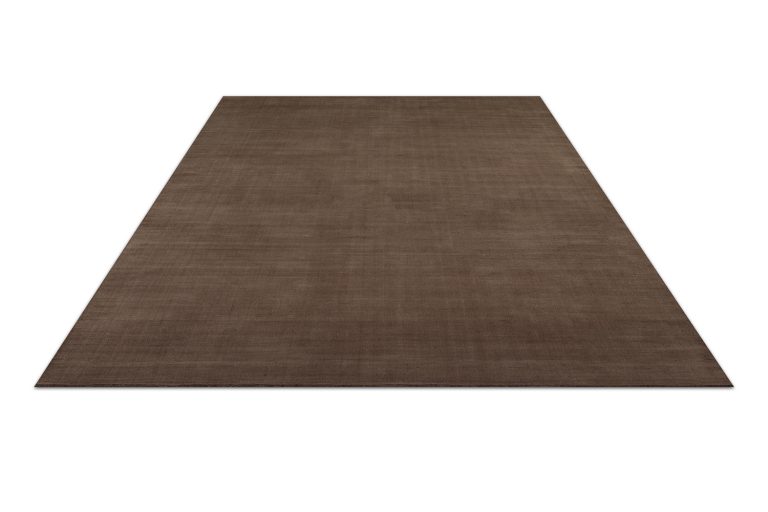 Индийский ковёр из кашемир и эвкалиптовый шёлк — CASHMERE & SILK — PLAIN-G107-4I16