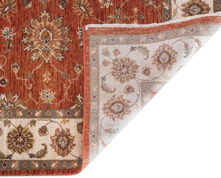 Индийский ковёр из шерсти — HIGHT TWIST — KHT100-RUS-CRE