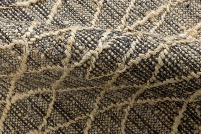 Индийский ковёр из джута и шерсти — JUTE — 1405-CREAM