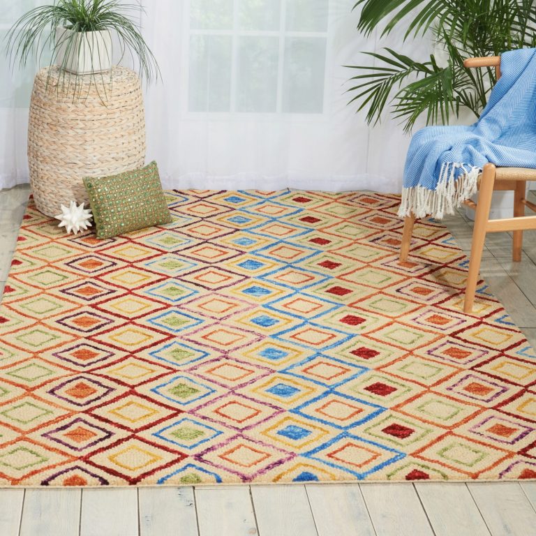 Индийский ковёр из шерсти — VIBRANT — VIB01-IVR