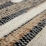 Индийский ковёр из джута — JUTE — 1564-N.BLK-WHITE
