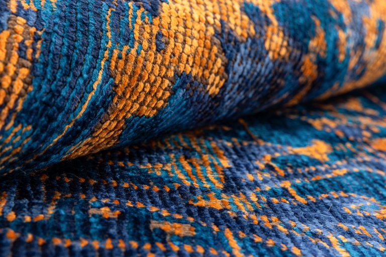 Турецкий ковёр из хлопка и вискозы и полиэстера — AMORPH — 6102-SPLENDOR ERA ORANGE
