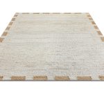 Индийский ковёр из джута — JUTE MODERN — ZA581-N.WHITE