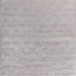 Непальский ковёр из шерсти и шёлка - ART DECO RUGS - ARDR_R_AB233/4-BR12 - 201 x 304