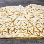 Индийский ковёр из шерсти и арт-шёлка — Art de Vivre by DETALI — design Victoria Mikhno «INTRICATE BEIGE»