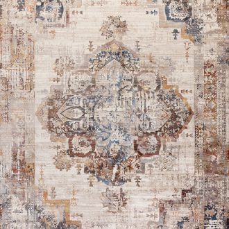 Турецкий ковёр из полиэфирный шёлк - MYSTIC - MYST_M_1371A-KEM-NAVY - 300 x 400