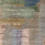 Индийский ковёр из бамбуковый шёлк и шерсти и хлопка - CHAOS THEORY - CHTH_R_ESKM07-NTAUPE-FDENIM - 310 x 429