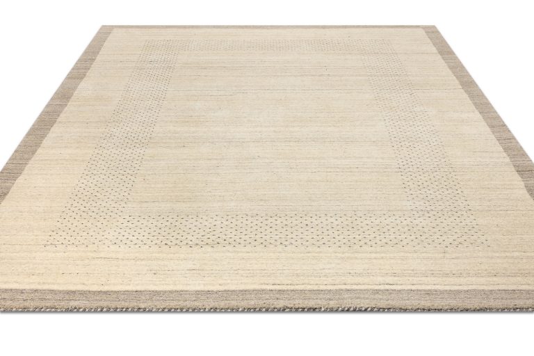 Индийский ковёр из шерсти — LOURIBUFF — NATURAL-22