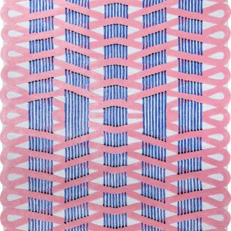 Индийский ковёр из шерсти и арт-шёлка и хлопка - IRREGULAR - IRG_RN_TOP-115-P.BLUE-P.BLUE - 198 x 300