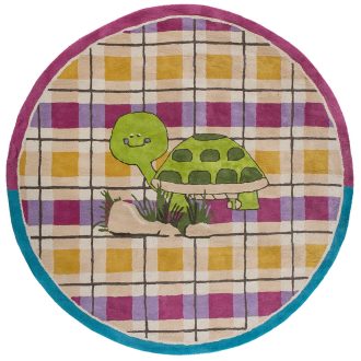 Индийский ковёр из хлопка - HAPPY DAY - HAP_RN_GPN-0E-MLT(Round) - 200 x 200