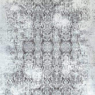 Турецкий ковёр из эвкалиптовый шёлк и акрила - VERANO - VER_M_9338A-GREY-CREAM - 200 x 290