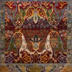 Индийский ковёр из шерсти - ZIEGLER VINTAGE - ZIEV_R_AC228-RED-BLU(244x278) - 244 x 278