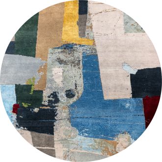 Индийский ковёр из шерсти и шёлка - HOLLYWOOD ART - HOLA_R_CE6308-MLT - 239 x 241