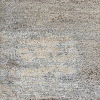 Индийский ковёр из арт-шёлка и шерсти - STORM - STV_R_BAT-02-BLUE-SILVER - 298 x 400