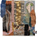 Индийский ковёр из шерсти и хлопка и бамбуковый шёлк - IRREGULAR - IRG_R_ESRM5245-CAVIAR-R.SMOKE - 225 x 240