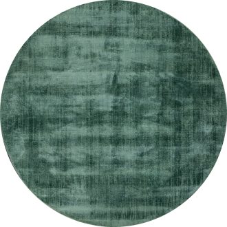 Индийский ковёр из арт-шёлка и хлопка - CROSS SPEСIAL - CRSP_HL_B034-MENT(Round) - 200 x 200