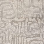 Турецкий ковёр из эвкалиптовый шёлк и акрила - Kelly Crown - KLCRO_M_F099A5-LGRY-CRE(Runner) - 100 x 300