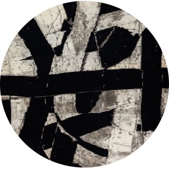 Индийский ковёр из шерсти и шёлка - HOLLYWOOD ART - HOLA_R_CE6362-MULTI(Round) - 298 x 298