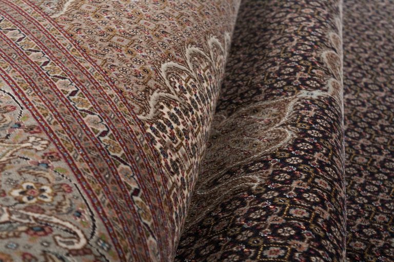 Иранский ковёр из шерсти и шёлка — TABRIZ MAHI — 900-37831-IR