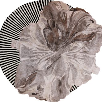 Индийский ковёр из шерсти и эвкалиптовый шёлк - VELVET MIRAGE - VMR_RN_DAHLIA TAUPE - 220 x 240