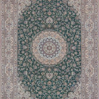 Иранский ковёр из шерсти и шёлка - NAIN 6LA - N6_IR_11-314-IR - 205 x 310