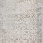 Турецкий ковёр из полиэстера - GLENMORANGE - GLNMOR_M_2359A-WHT-BGE - 240 x 340