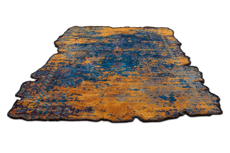 Турецкий ковёр из хлопка и вискозы и полиэстера — AMORPH — 6102-SPLENDOR ERA ORANGE