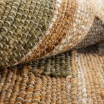 Индийский ковёр из джута — JUTE — 1563-LT.BRN-N.WHITE-G.RUST