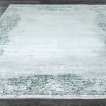 Турецкий ковёр из эвкалиптовый шёлк и акрила — VERANO — 9356L-GREEN-CREAM