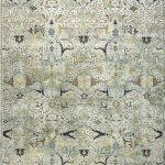 Индийский ковёр из шёлка - WISTERIA - WIST_R_AKWS1441-FLICHEN-MSGREEN - 307 x 394